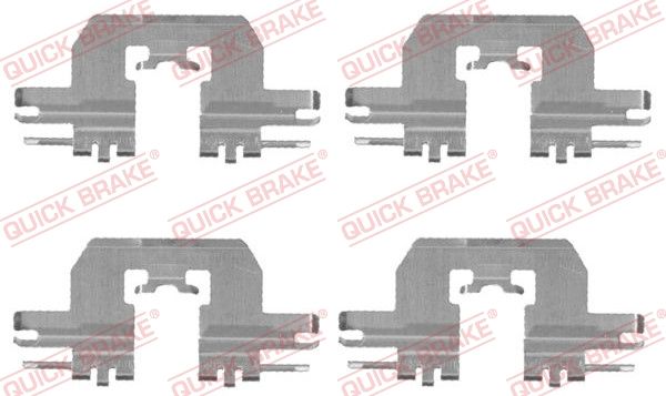 QUICK BRAKE Комплектующие, колодки дискового тормоза 109-1724